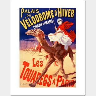 Les Touaregs à Paris 1894 On Camels In Paris Posters and Art